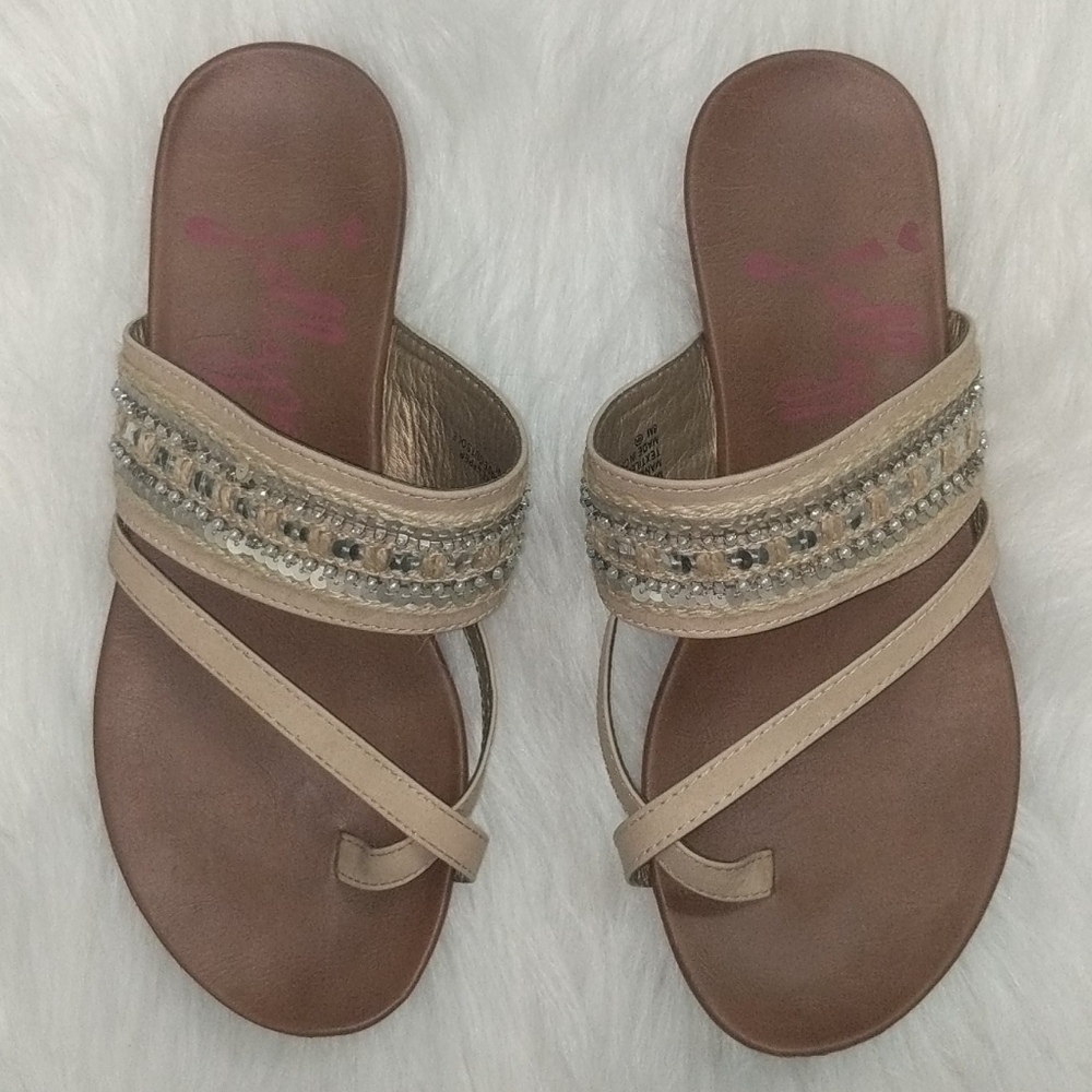 JELLYPOP May Sequined Strap Sandals